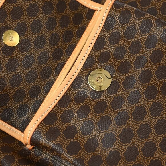 Celine Brown Macadam Shoulder Bag - Picture 4 of 10